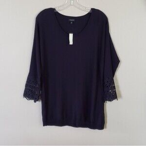 Talbots NWT Women's Navy Shirt Size Medium